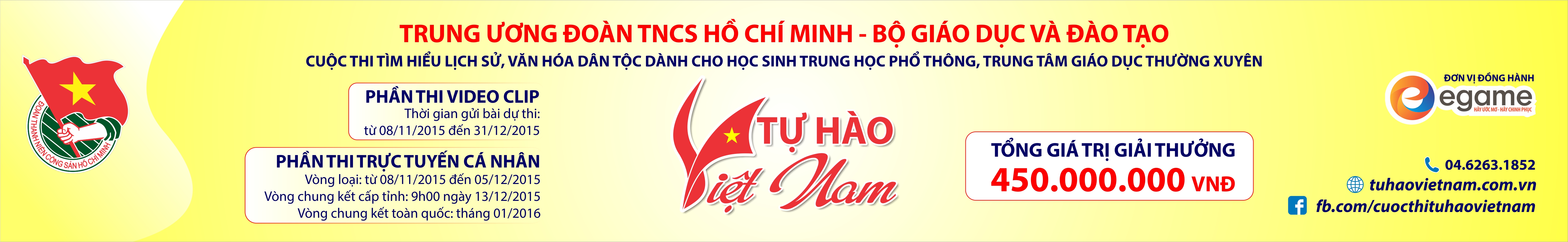 Mời các bạn tham gia Cuộc thi “Tự hào Việt Nam”